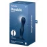 Satisfyer Double Ball-R - δονούμενο dildo με βάρος - μπλε