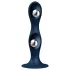 Satisfyer Double Ball-R - δονούμενο dildo με βάρος - μπλε