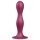 Satisfyer Double Ball-R - δονητής με βεντούζα και βάρος - σιλικόνη κόκκινο