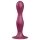 Satisfyer Double Ball-R - δονητής με βεντούζα και βάρος - σιλικόνη κόκκινο