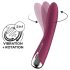 Satisfyer Spinning Vibe 1 - Πρωτοποριακό G-spot Δονητής με Περιστρεφόμενη Κεφαλή (Κόκκινο)