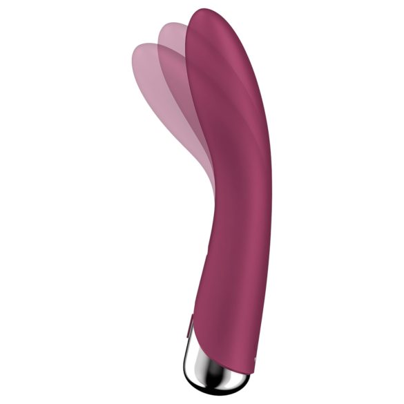 Satisfyer Spinning Vibe 1 - δονητής σημείου G με περιστρεφόμενη κεφαλή - κόκκινο