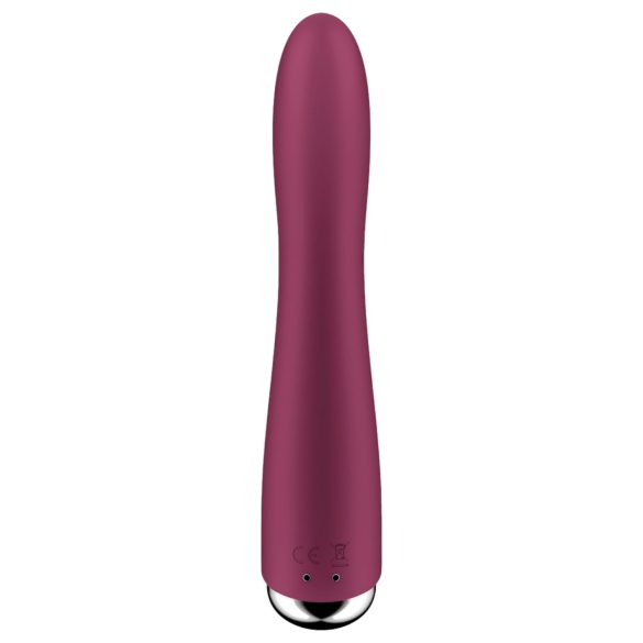 Satisfyer Spinning Vibe 1 - δονητής σημείου G με περιστρεφόμενη κεφαλή - κόκκινο