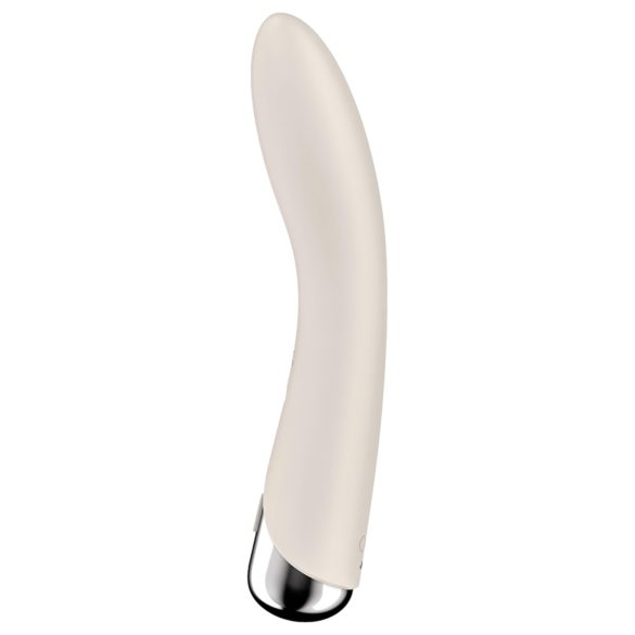 Satisfyer Spinning Vibe 1 - Περιστρεφόμενος δονητής G-σημείου (μπεζ)