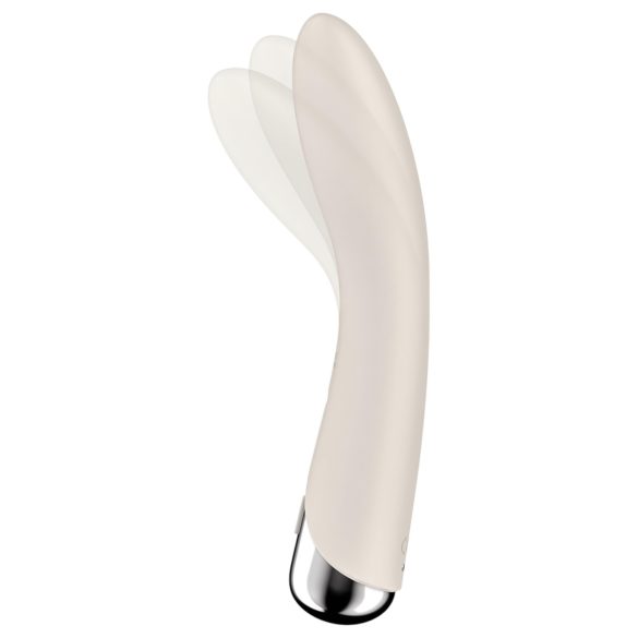 Satisfyer Spinning Vibe 1 - Περιστρεφόμενος δονητής G-σημείου (μπεζ)