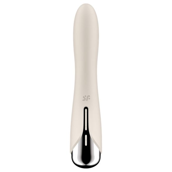 Satisfyer Spinning Vibe 1 - Περιστρεφόμενος δονητής G-σημείου (μπεζ)