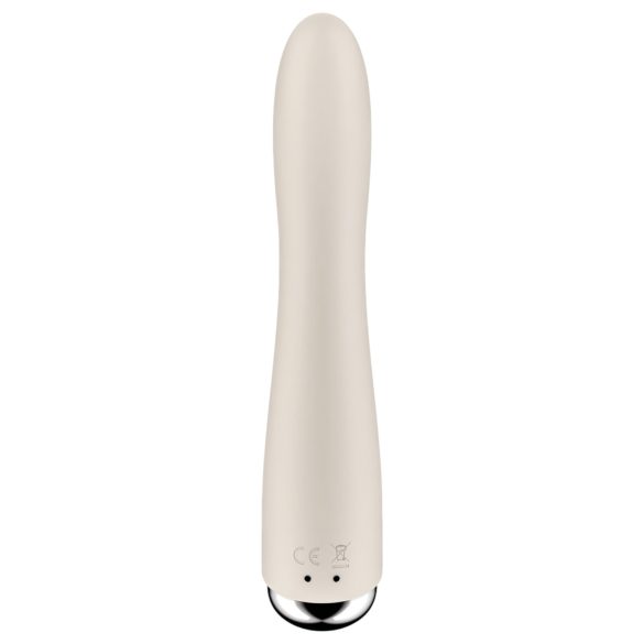 Satisfyer Spinning Vibe 1 - Περιστρεφόμενος δονητής G-σημείου (μπεζ)