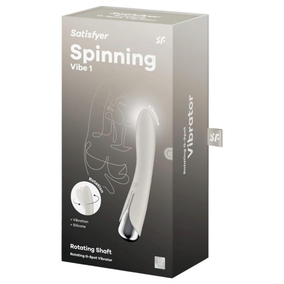 Satisfyer Spinning Vibe 1 - Περιστρεφόμενος δονητής G-σημείου (μπεζ)
