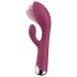 Satisfyer - κλειτοριδικός δονητής rabbit με περιστρεφόμενο βραχίονα - κόκκινο