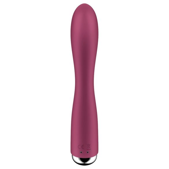 Satisfyer - κλειτοριδικός δονητής rabbit με περιστρεφόμενο βραχίονα - κόκκινο