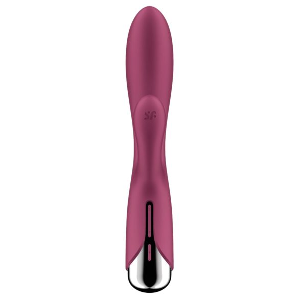 Satisfyer - κλειτοριδικός δονητής rabbit με περιστρεφόμενο βραχίονα - κόκκινο