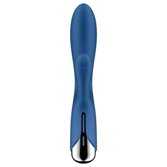 Satisfyer Spinning Rabbit 1 - περιστρεφόμενο δονητής με κλειτοριδικό βραχίονα (μπλε)