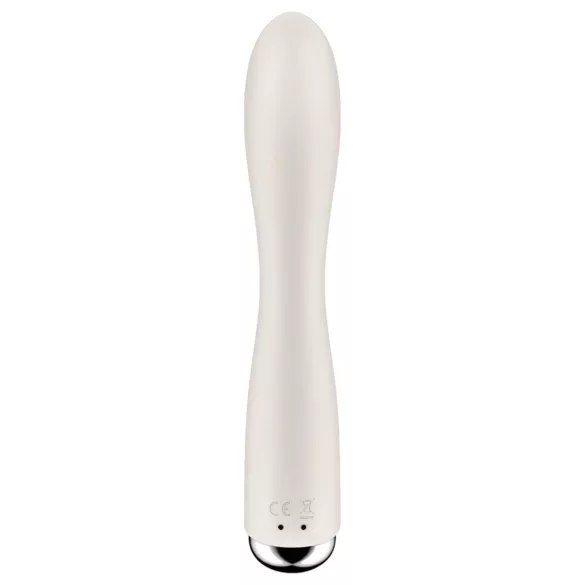 Satisfyer Spinning Rabbit 1 - δονητής με περιστρεφόμενο βραχίονα κλειτορίδας (μπεζ)