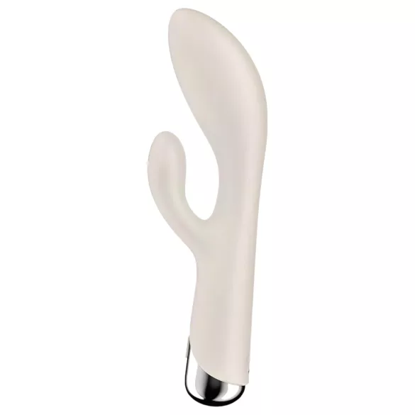 Satisfyer Spinning Rabbit 1 - δονητής με περιστρεφόμενο βραχίονα κλειτορίδας (μπεζ)
