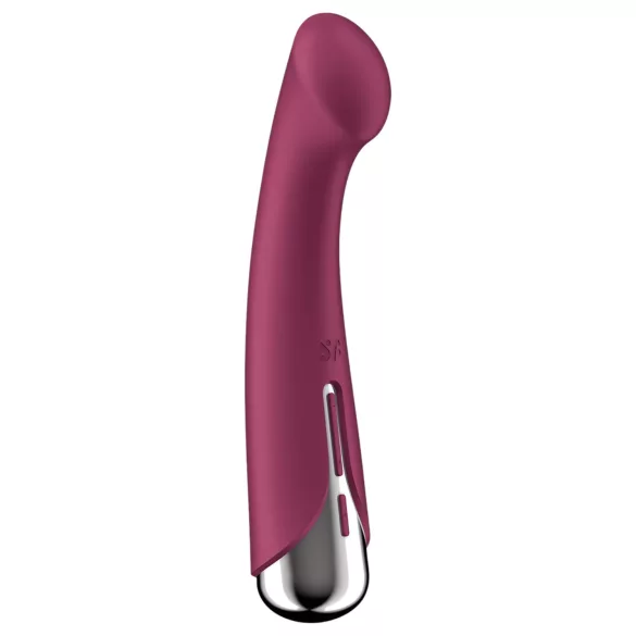 Satisfyer Spinning G-Spot 1 - περιστρεφόμενος δονητής σημείου G με περιστρεφόμενη κεφαλή (κόκκινος)
