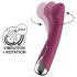 Satisfyer Περιστρεφόμενο G-Spot 1 - δονητής με περιστρεφόμενη κεφαλή (κόκκινο)