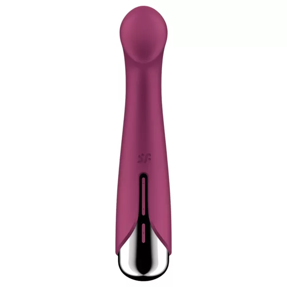 Satisfyer Spinning G-Spot 1 - περιστρεφόμενος δονητής σημείου G με περιστρεφόμενη κεφαλή (κόκκινος)