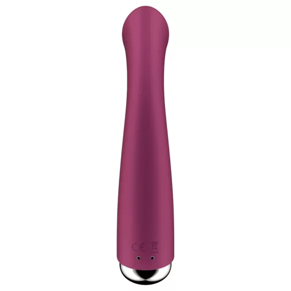 Satisfyer Spinning G-Spot 1 - περιστρεφόμενος δονητής σημείου G με περιστρεφόμενη κεφαλή (κόκκινος)