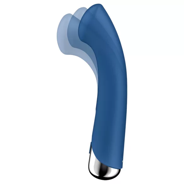 Satisfyer - δονητής σημείου G με περιστρεφόμενη κεφαλή - μπλε