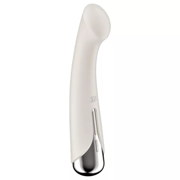 Satisfyer - δονητής σημείου G με περιστρεφόμενη κεφαλή - μπεζ