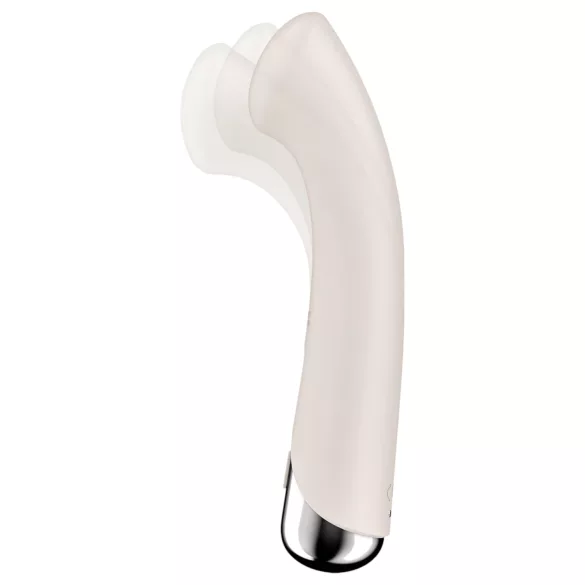 Satisfyer - δονητής σημείου G με περιστρεφόμενη κεφαλή - μπεζ