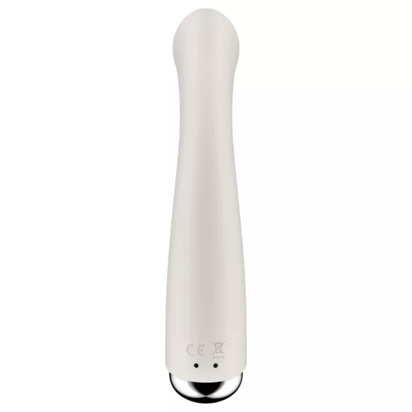 Satisfyer - δονητής σημείου G με περιστρεφόμενη κεφαλή - μπεζ