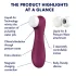 Satisfyer Pro 2 Gen3 - Διεγέρτης κλειτορίδας με κύματα αέρα, με έλεγχο μέσω εφαρμογής (κόκκινο)