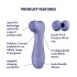 Satisfyer Pro 2 Gen3 - έξυπνος κλειτοριδικός διεγέρτης (μωβ)