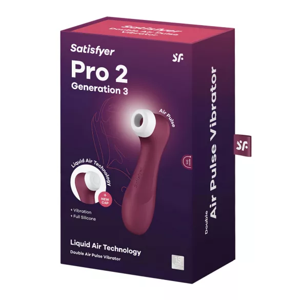 Satisfyer Pro 2 Gen3 - επαναφορτιζόμενος διεγέρτης κλειτορίδας με παλμούς αέρα (κόκκινος)