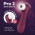 Satisfyer Pro 2 Gen3 - κόκκινος διεγέρτης κλειτορίδας με αεροσκεψεις