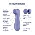 Satisfyer Pro 2 Gen3 - Επαναφορτιζόμενος Δονητής Κλειτορίδας με Αέρα (μωβ)