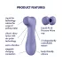 Satisfyer Pro 2 Gen3 - δονητής διέγερσης κλειτορίδας με κύματα αέρα, επαναφορτιζόμενος (μοβ)
