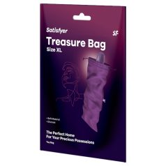   Satisfyer Treasure Bag XL - τσάντα αποθήκευσης διακριτική - extra μεγάλη - μωβ