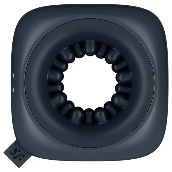 Satisfyer Ring Stroker - επαναφορτιζόμενος δονητής-μαστορμπέισον (μαύρος)