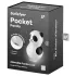 Satisfyer Pocket Panda - διεγέρτης κλειτορίδας με κύματα αέρα (μαύρο)