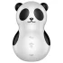 Satisfyer Pocket Panda - διεγέρτης κλειτορίδας με κύματα αέρα (μαύρο)