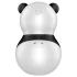 Satisfyer Pocket Panda - διεγέρτης κλειτορίδας με κύματα αέρα (μαύρο)