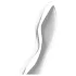 Satisfyer Cosmic Crest 2 - μεταλλικό ομοίωμα πέους κυματιστό - ατσάλινο ασημί