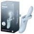 Satisfyer Heat Flex 4 - δονητής με θερμαινόμενη κλειτοριδική κεφαλή (μπλε)