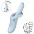 Satisfyer Heat Flex 4 - δονητής με θερμαινόμενη κλειτοριδική κεφαλή (μπλε)