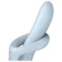 Satisfyer Heat Flex 4 - δονητής με θερμαινόμενη κλειτοριδική κεφαλή (μπλε)