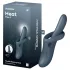 Satisfyer Heat Flex 4 - δονητής με θερμαινόμενο βραχίονα κλειτορίδας (γκρι)