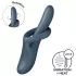 Satisfyer Heat Flex 4 - δονητής με θερμαινόμενο βραχίονα κλειτορίδας (γκρι)