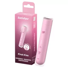   Satisfyer First Kiss - διεγέρτης κλειτορίδας με κύματα αέρα (ροζ)