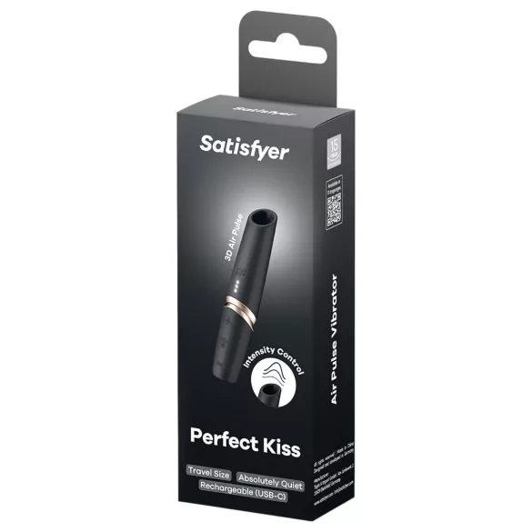 Satisfyer - δονητής κραγιόν - διακριτικός δονητής - μαύρο