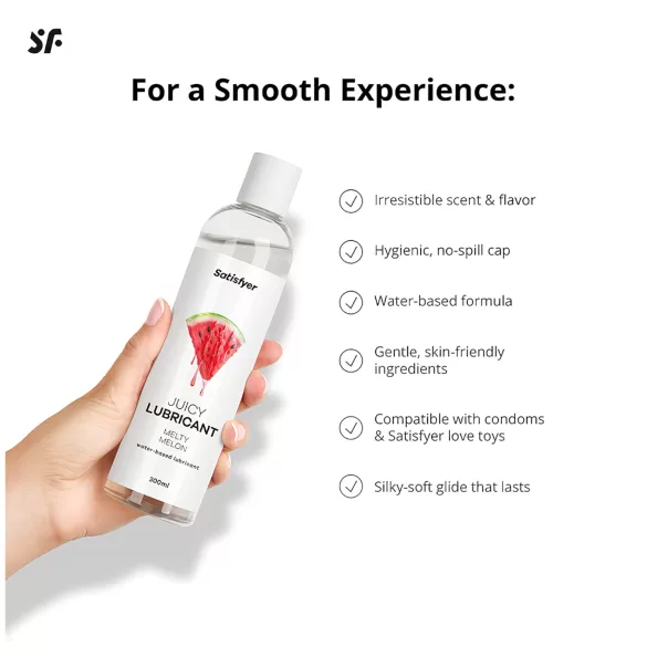 Satisfyer - λιπαντικό με γεύση καρπούζι - 300ml