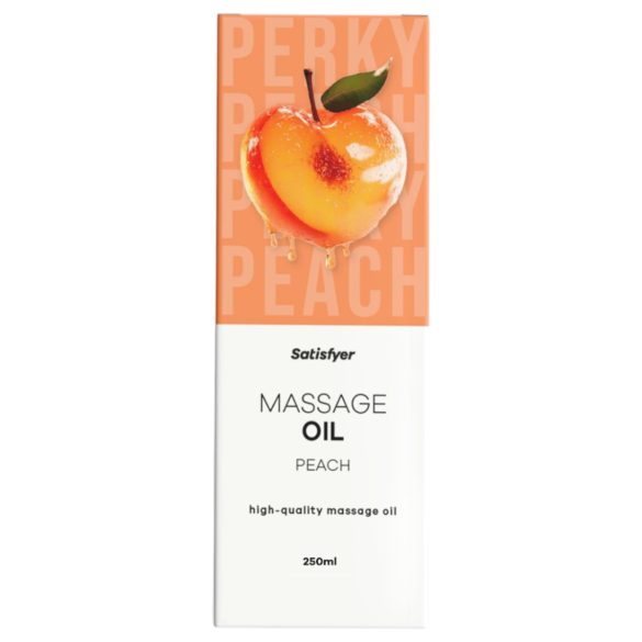 Satisfyer - λάδι μασάζ με άρωμα ροδάκινο - 250ml
