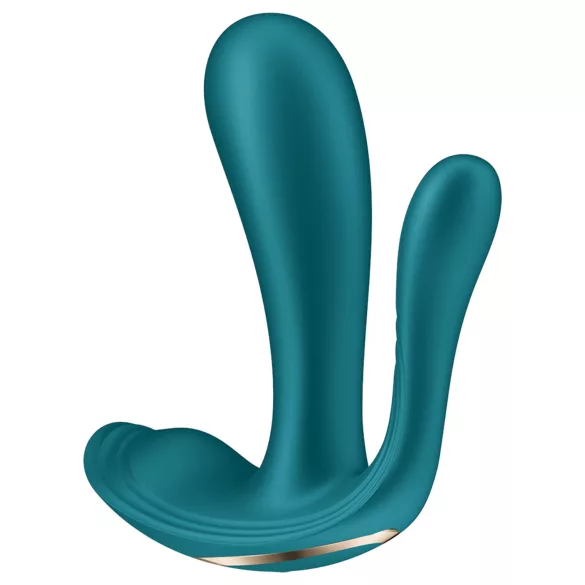 Satisfyer Top Secret+ - φορετός δονητής τριπλής διέγερσης - πράσινο