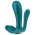 Satisfyer Top Secret+ - φορετός δονητής τριπλής διέγερσης - πράσινο