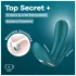 Satisfyer Top Secret+ - φορετός δονητής τριπλής διέγερσης - πράσινο